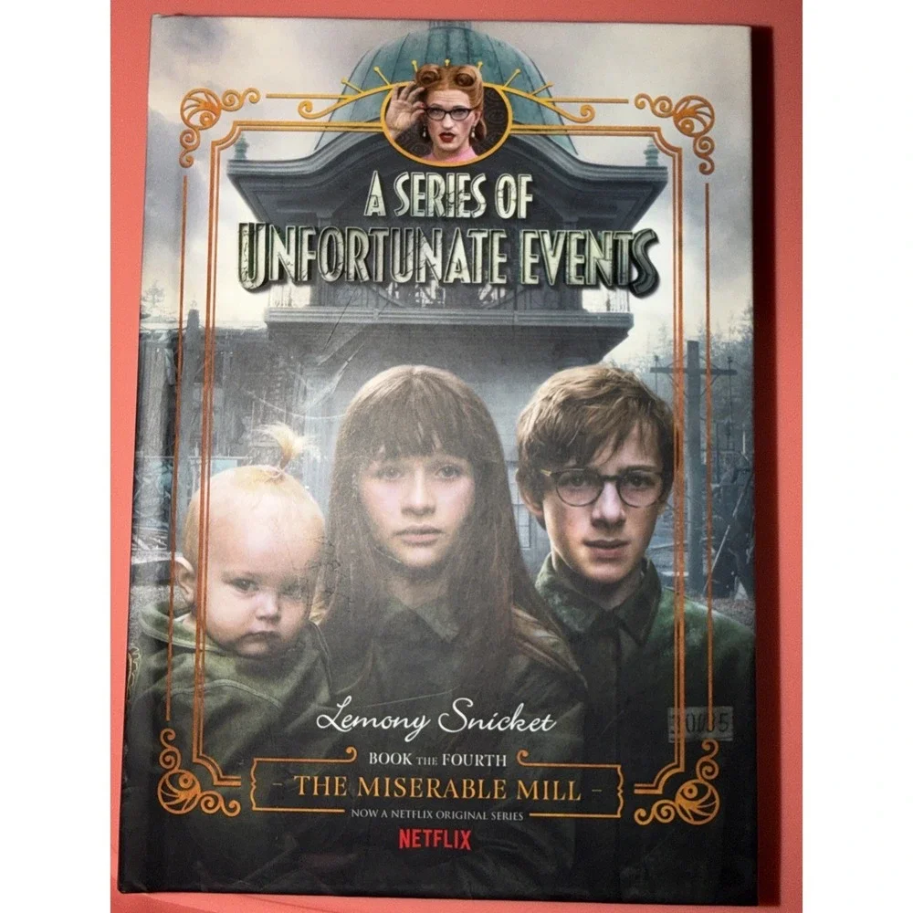A Series of Unfortunate Events by Lemony Snicket 1-4 Hardcover Books